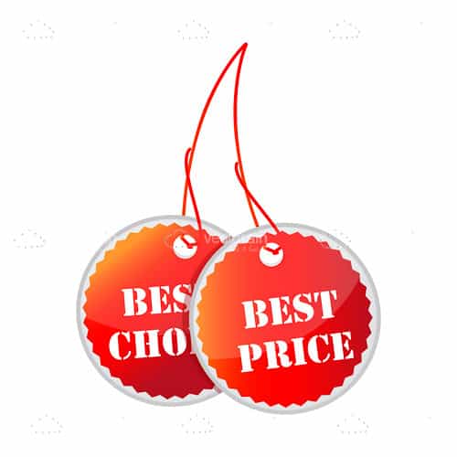 Red price tag icon - Free red price tag icons
