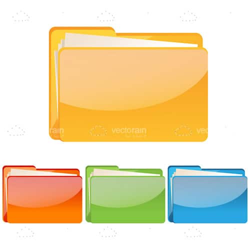 free colored folder icons