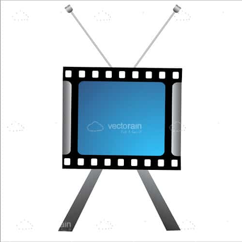Creative TV Film Roll Icon - Vectorjunky - Free Vectors, Icons, Logos and  More
