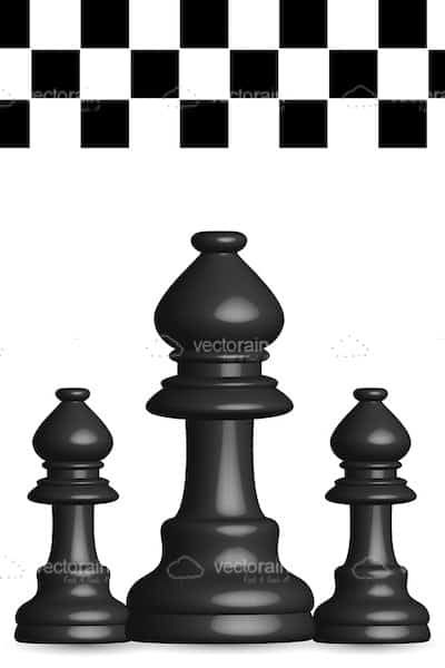 Black Circle Queen Chess Piece Icon High-Res Vector Graphic