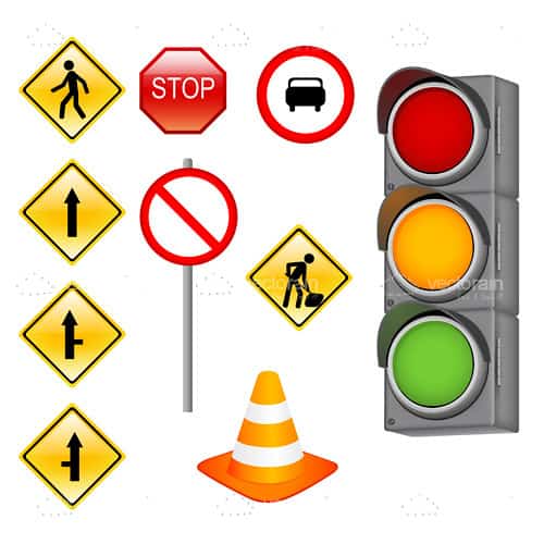 Warning Forklift Traffic Sign